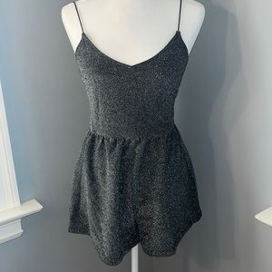 Sparkly black romper